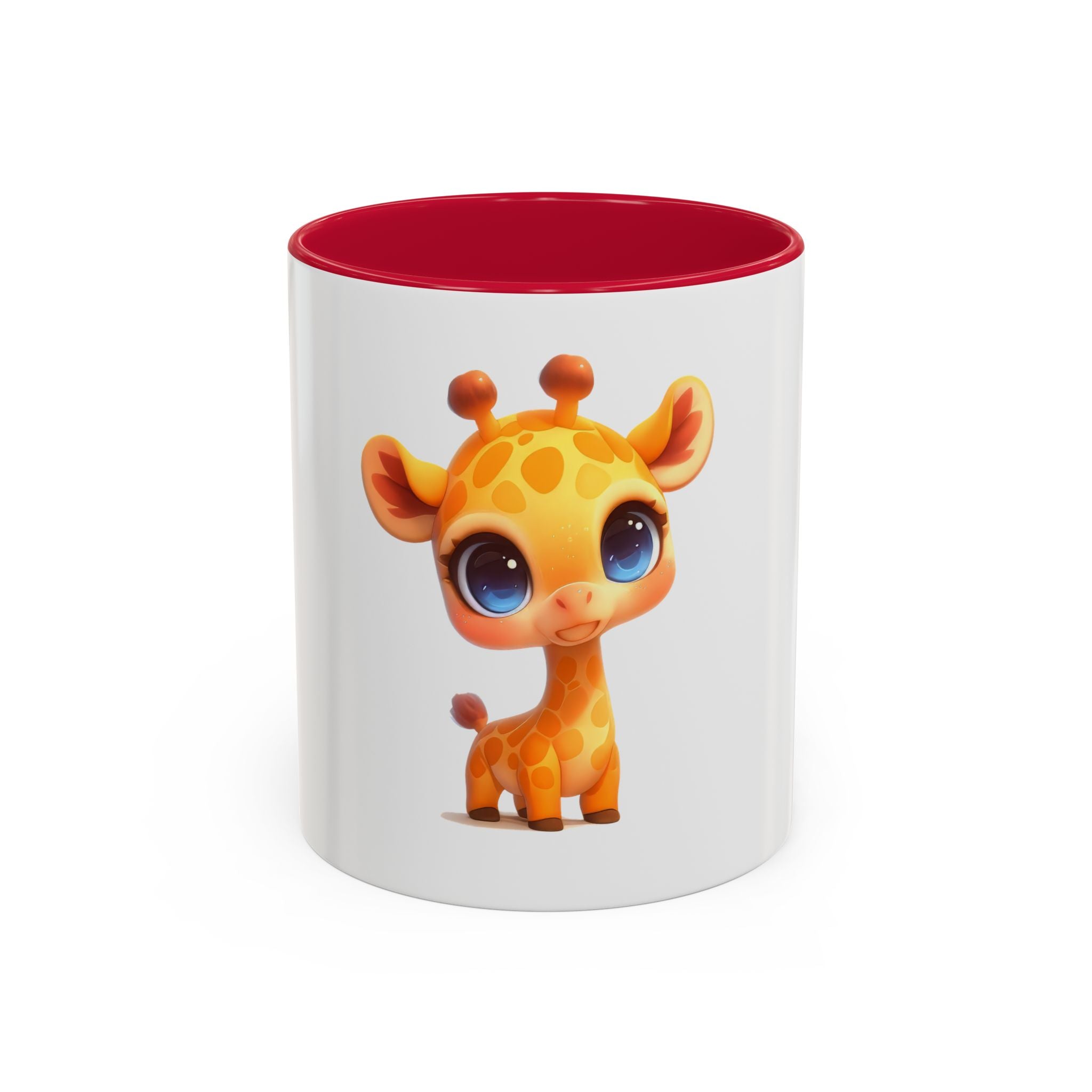 Cute Baby Giraffe Coffee Mug — Colorful 11oz Ceramic Mug
