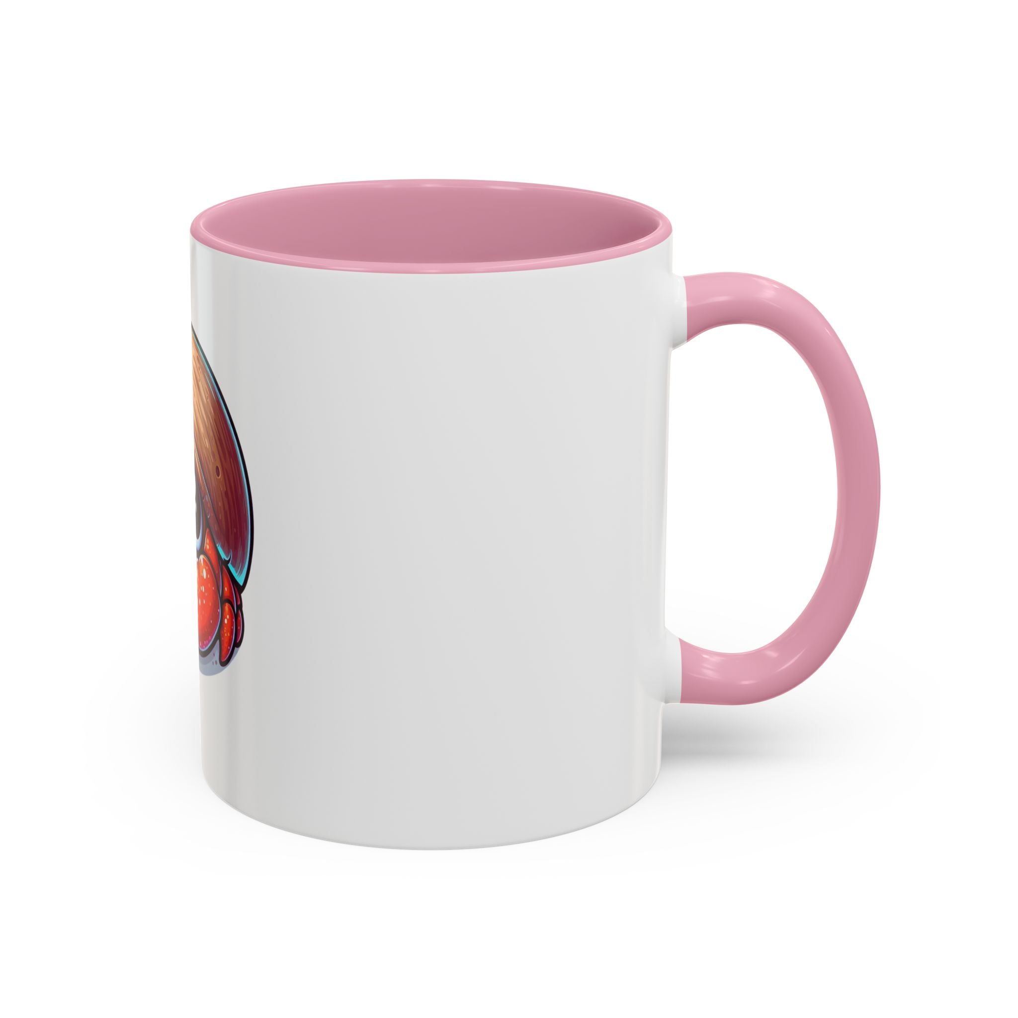 Cute Hermit Crab Mug — Colorful 11oz Ceramic Coffee Cup