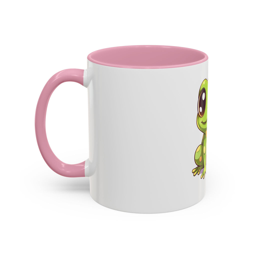 Cute Frog Coffee Mug — 11oz Colorful Ceramic Cup