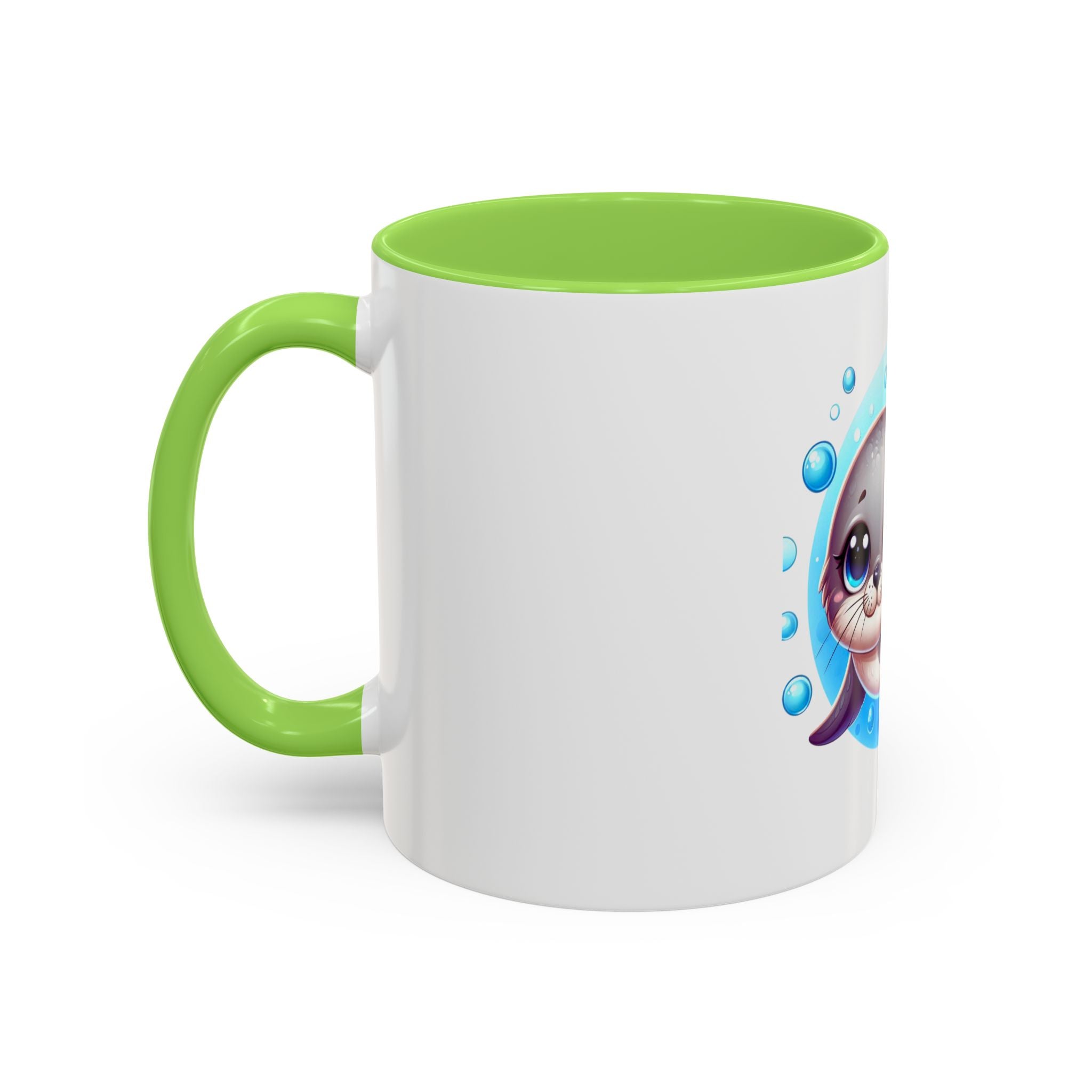 Cute Seal Coffee Mug – Adorable Ocean Animal 11oz Colorful Ceramic