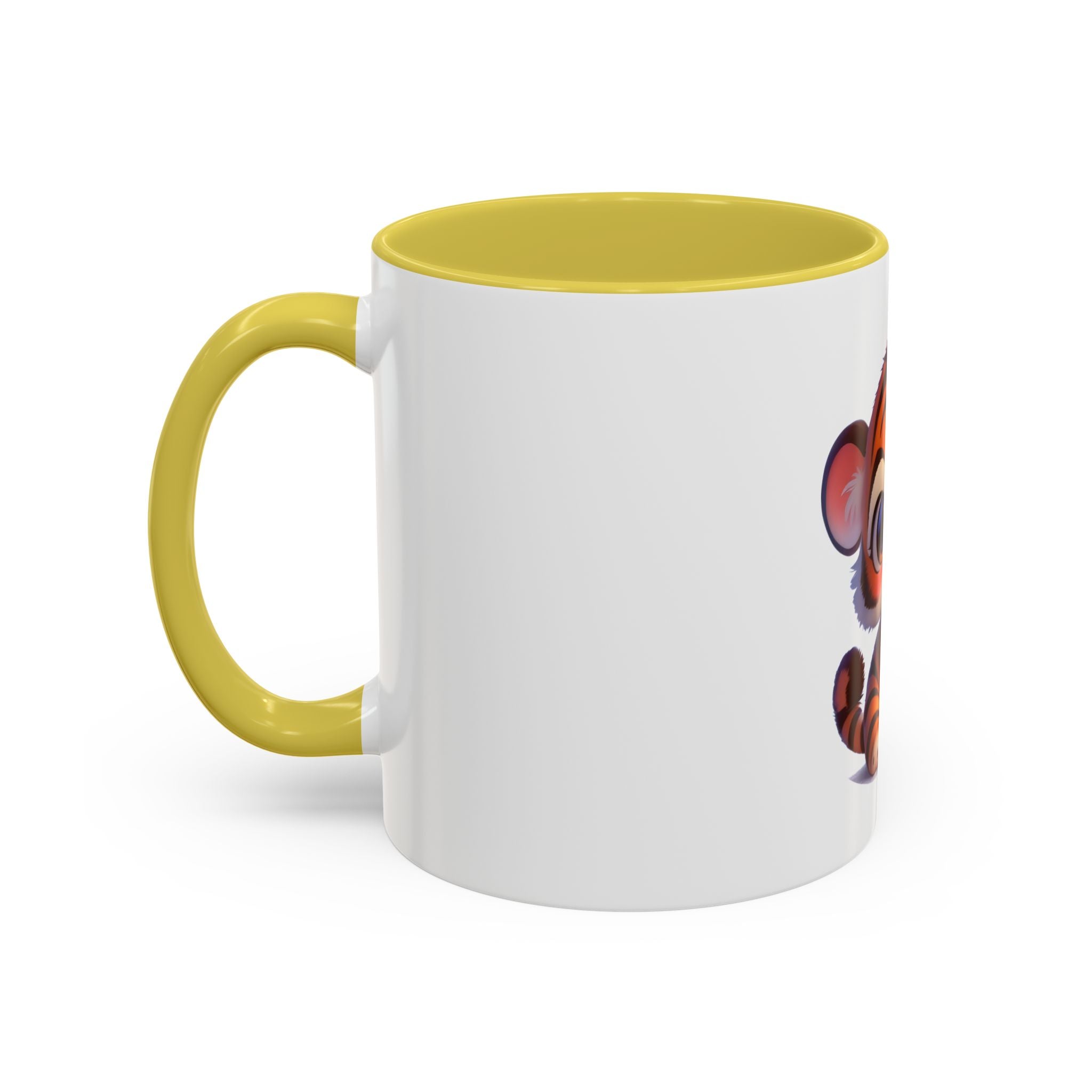 Cute Baby Tiger Coffee Mug — Adorable Cartoon Safari Animal Mug (11oz)