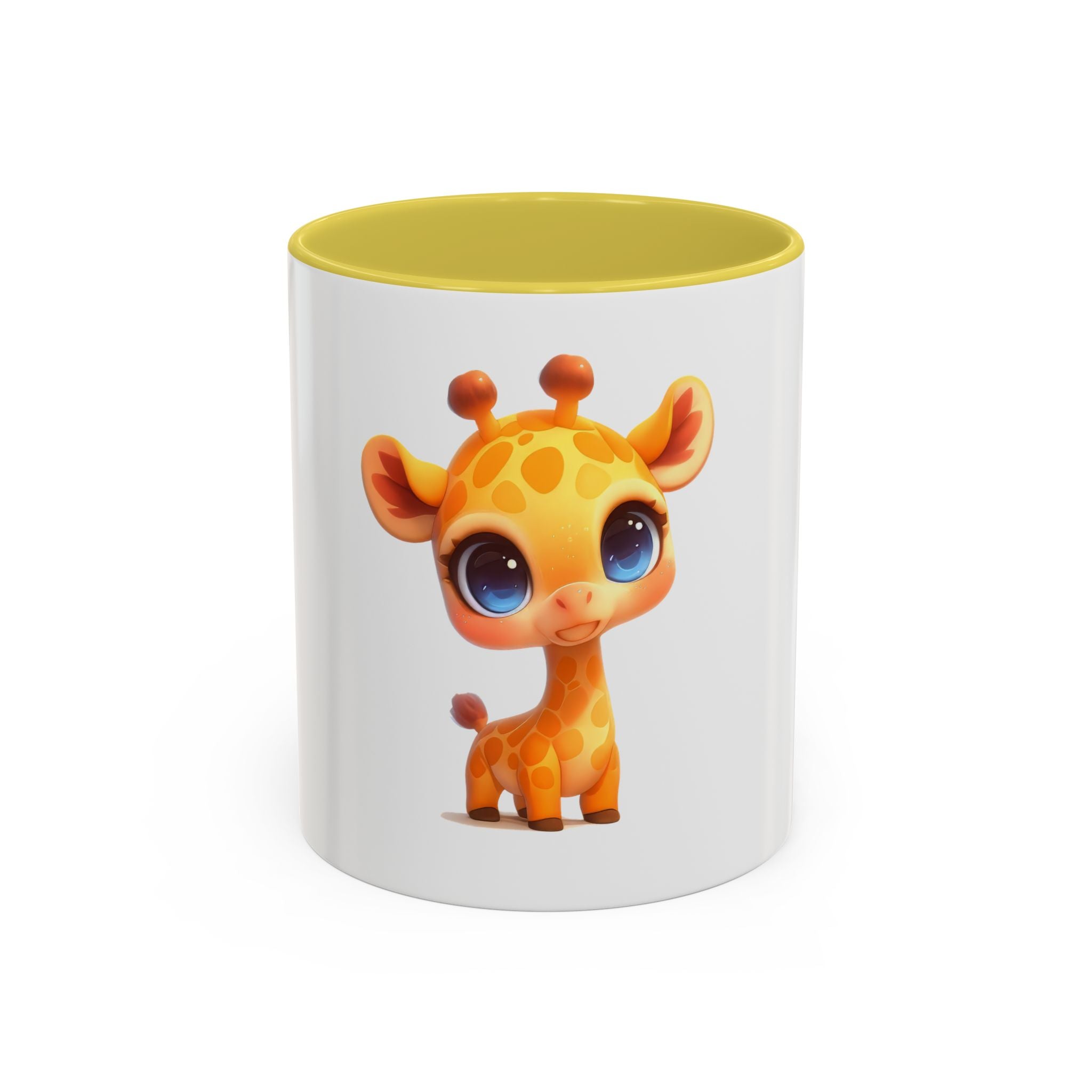 Cute Baby Giraffe Coffee Mug — Colorful 11oz Ceramic Mug