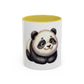 Cute Panda Coffee Mug (11oz) — Adorable Cartoon Panda Ceramic Cup