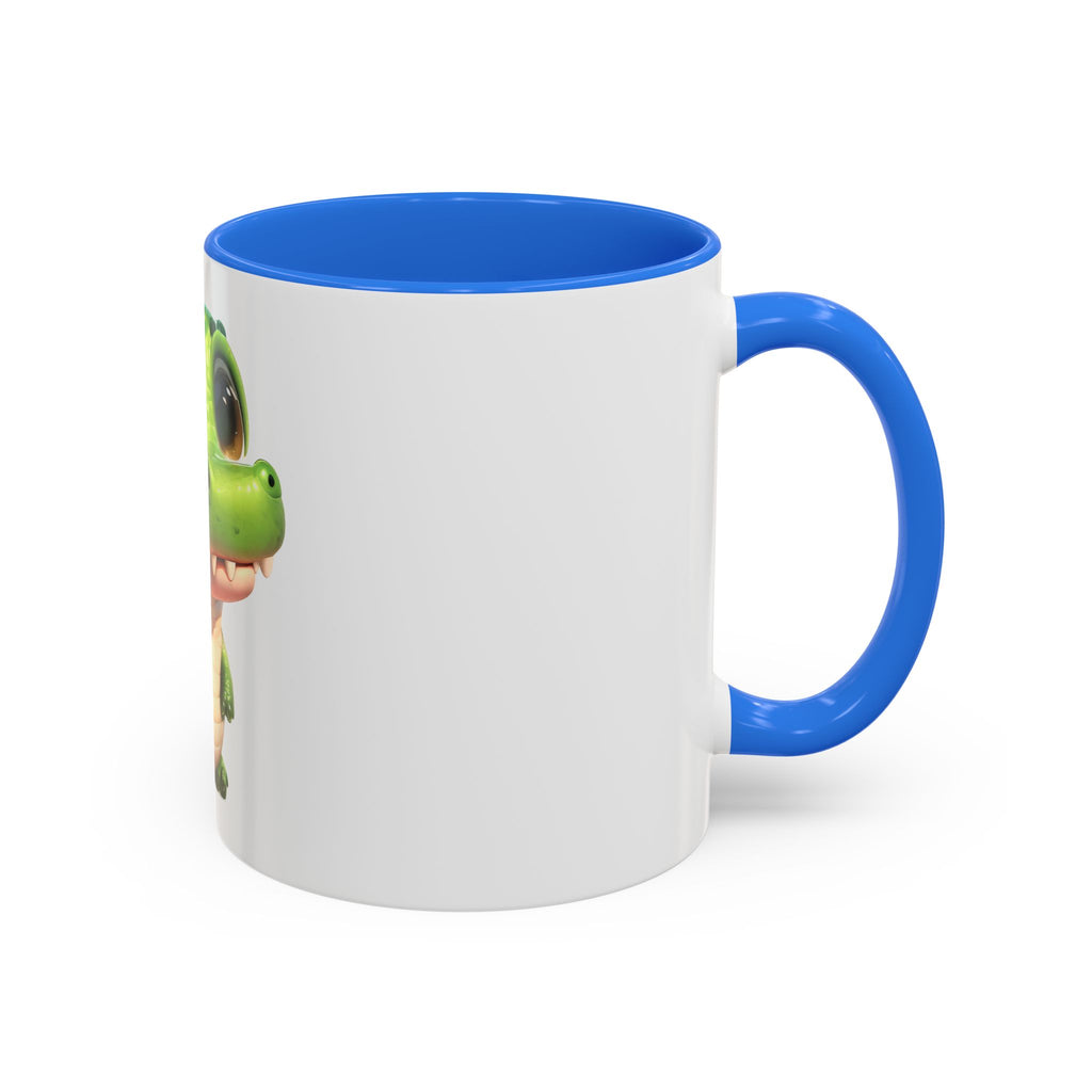 Cute Baby Alligator Coffee Mug — Adorable Cartoon Crocodile 11oz