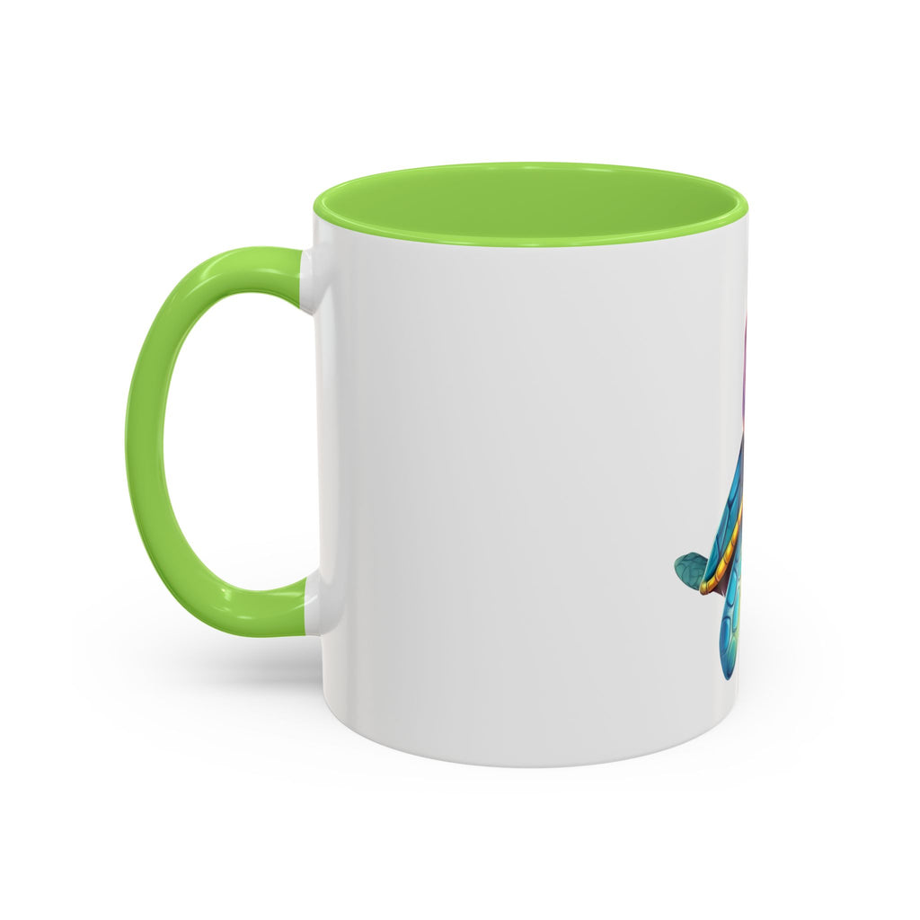 Cute Colorful Sea Turtle Coffee Mug (11oz)