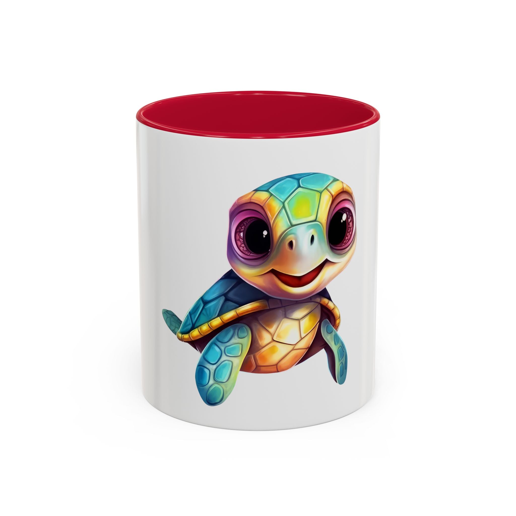 Cute Colorful Sea Turtle Coffee Mug (11oz)