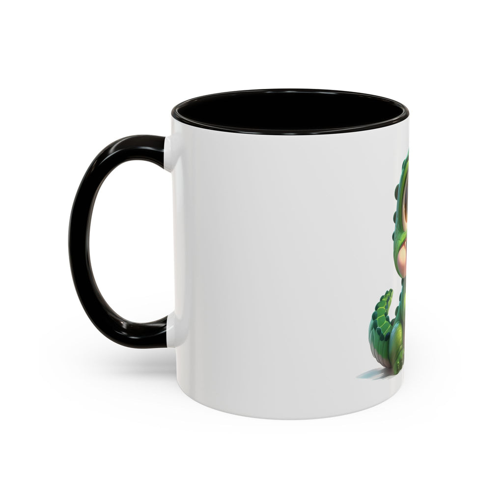 Cute Baby Alligator Coffee Mug — Adorable Cartoon Crocodile 11oz