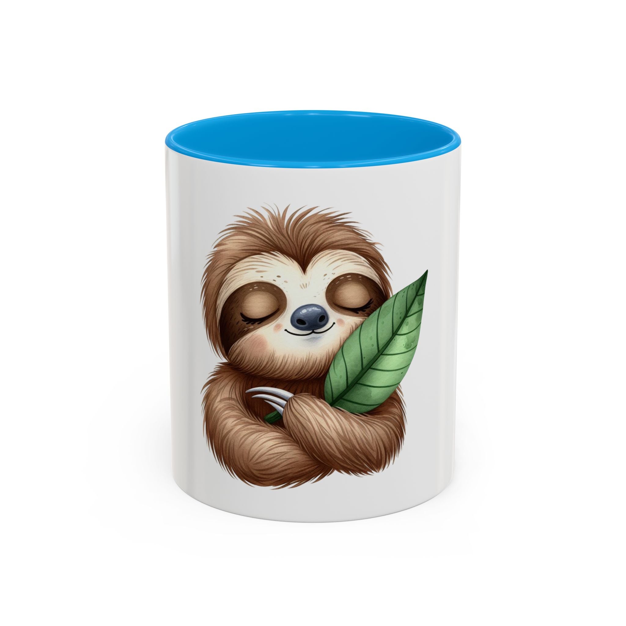 Cute Sloth Hug Coffee Mug (11oz) - Adorable Relaxing Animal Gift