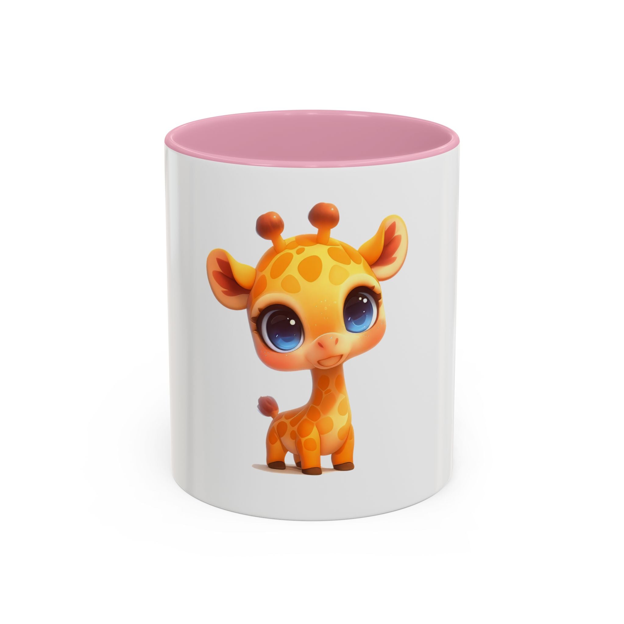 Cute Baby Giraffe Coffee Mug — Colorful 11oz Ceramic Mug