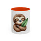 Cute Sloth Hug Coffee Mug (11oz) - Adorable Relaxing Animal Gift