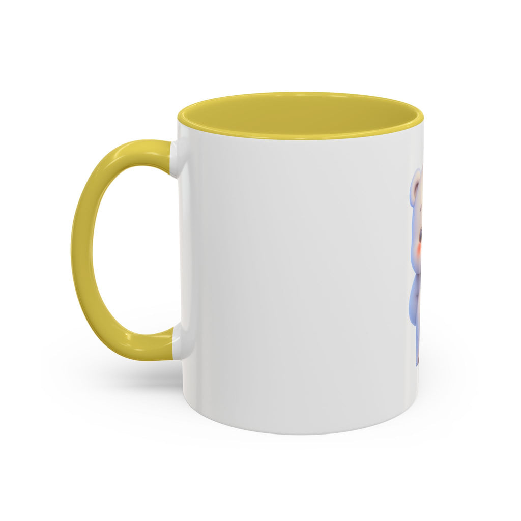 Cute White Bear Coffee Mug — Kawaii Polar Bear 11oz