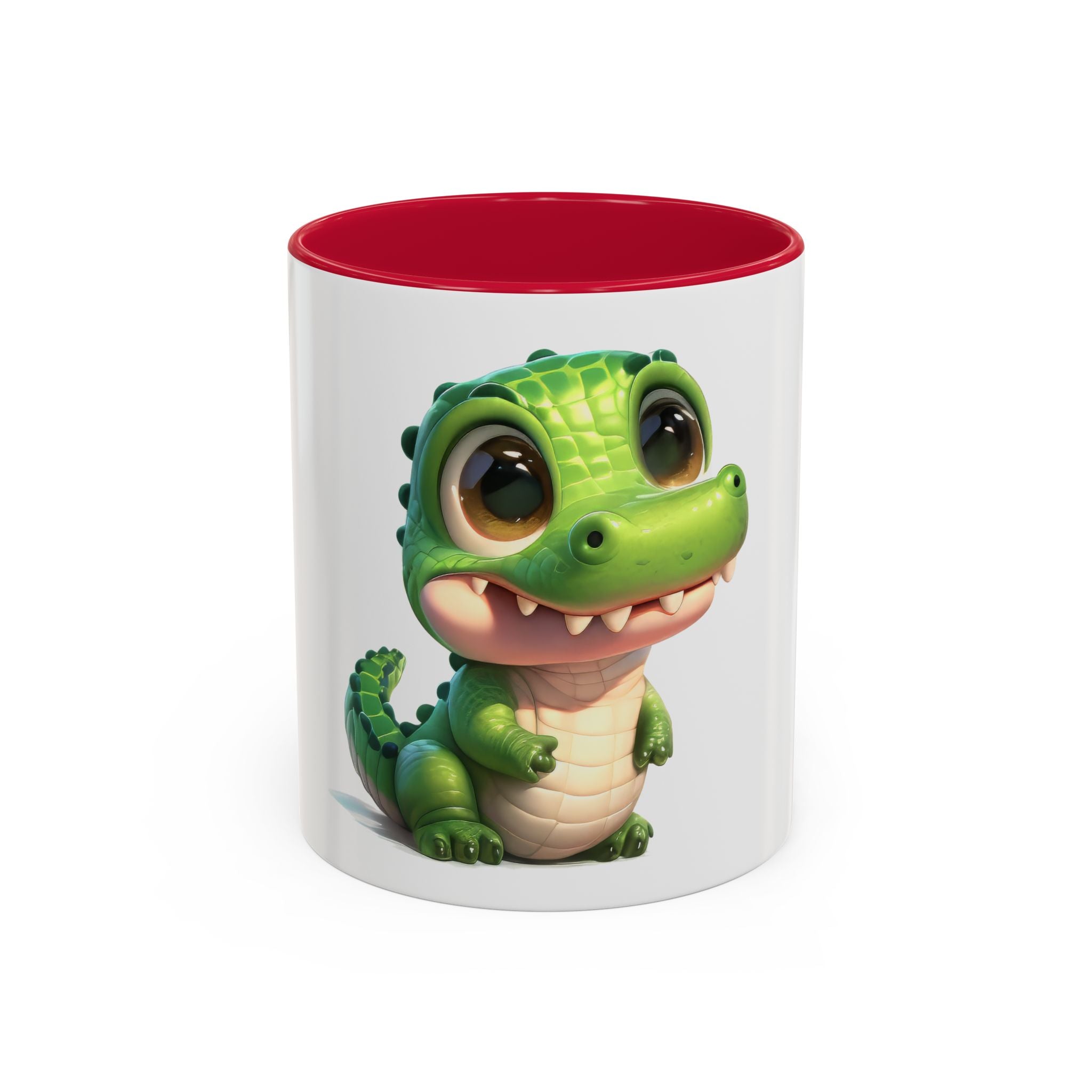 Cute Baby Alligator Coffee Mug — Adorable Cartoon Crocodile 11oz