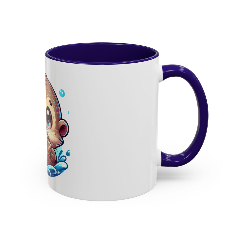Cute Otter Mug (11oz) — Adorable Cartoon Sea Otter Coffee Cup