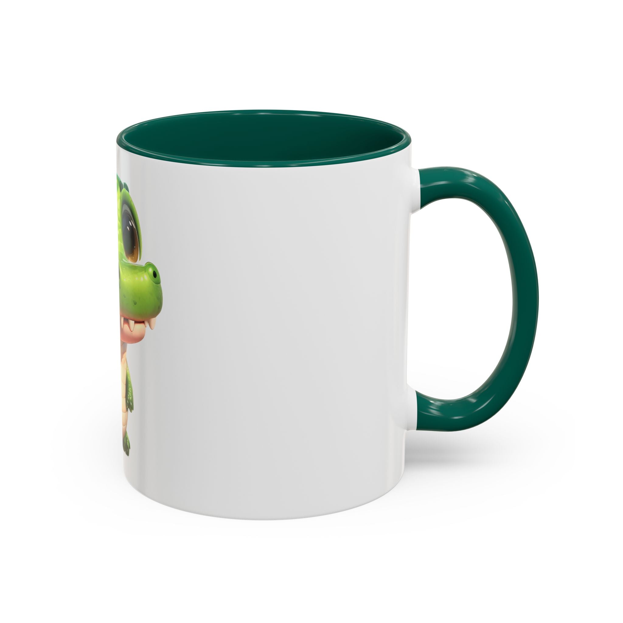 Cute Baby Alligator Coffee Mug — Adorable Cartoon Crocodile 11oz