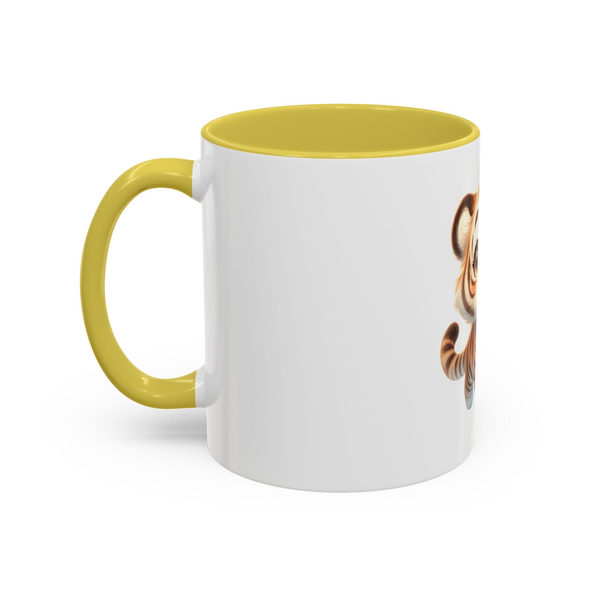 Cute Baby Tiger Mug — Adorable Cartoon Animal Coffee Cup (11oz)