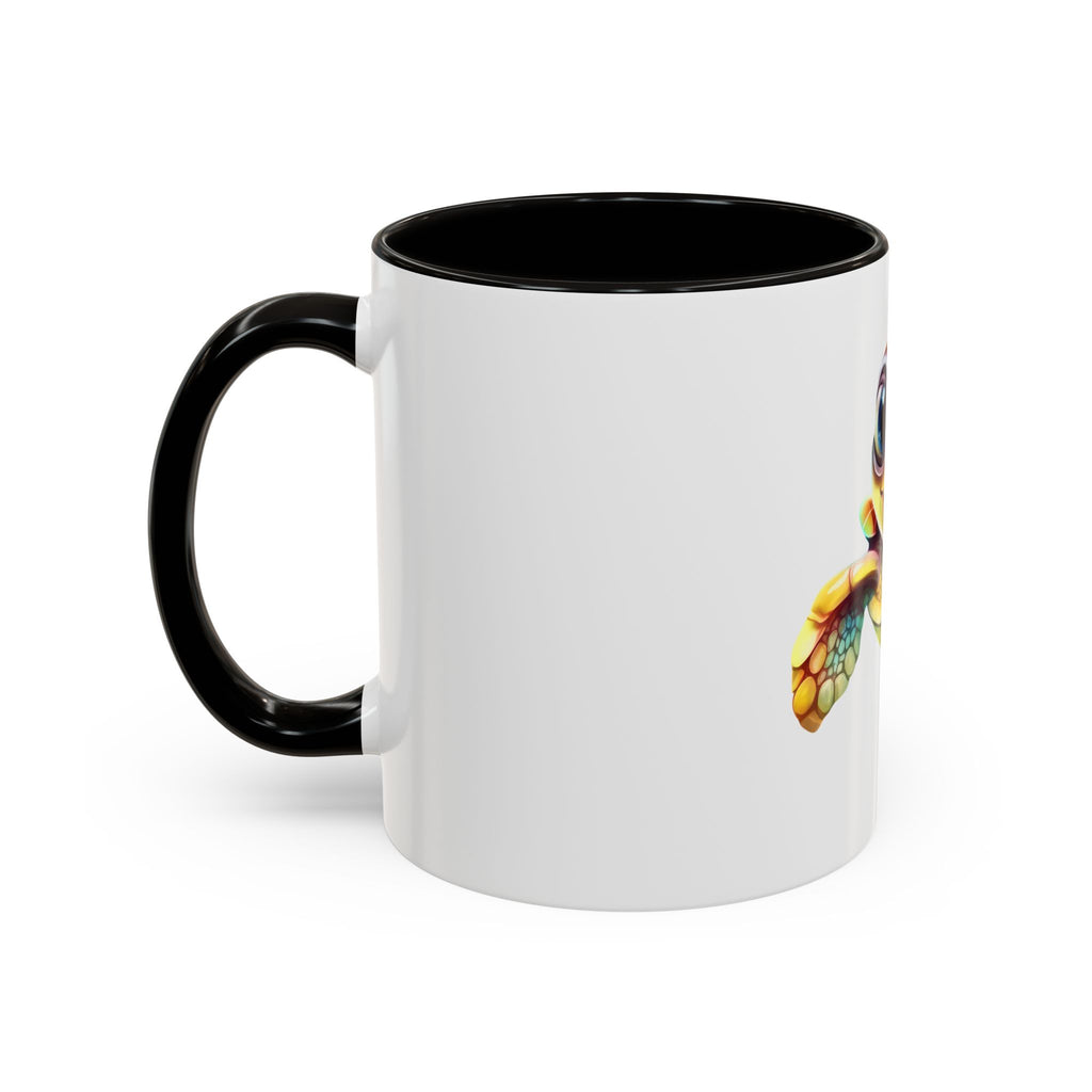 Cute Colorful Sea Turtle Mug — 11oz Ceramic Coffee Cup