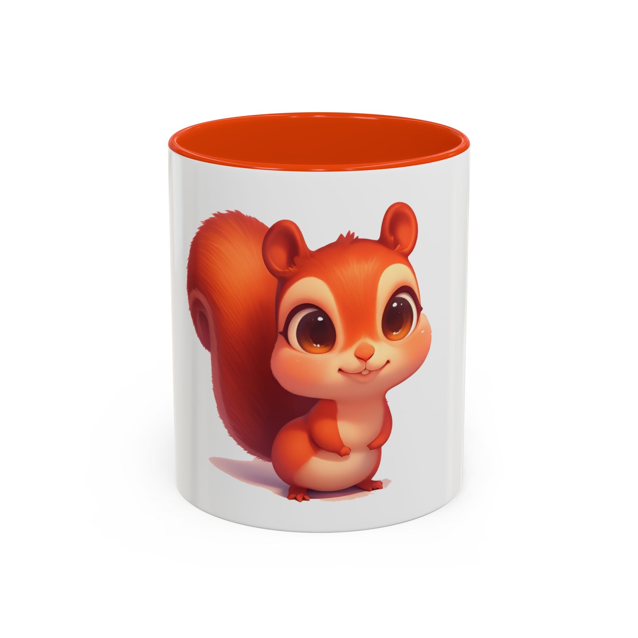 Cute Cartoon Squirrel Coffee Mug (11oz) – Colorful Animal Gift