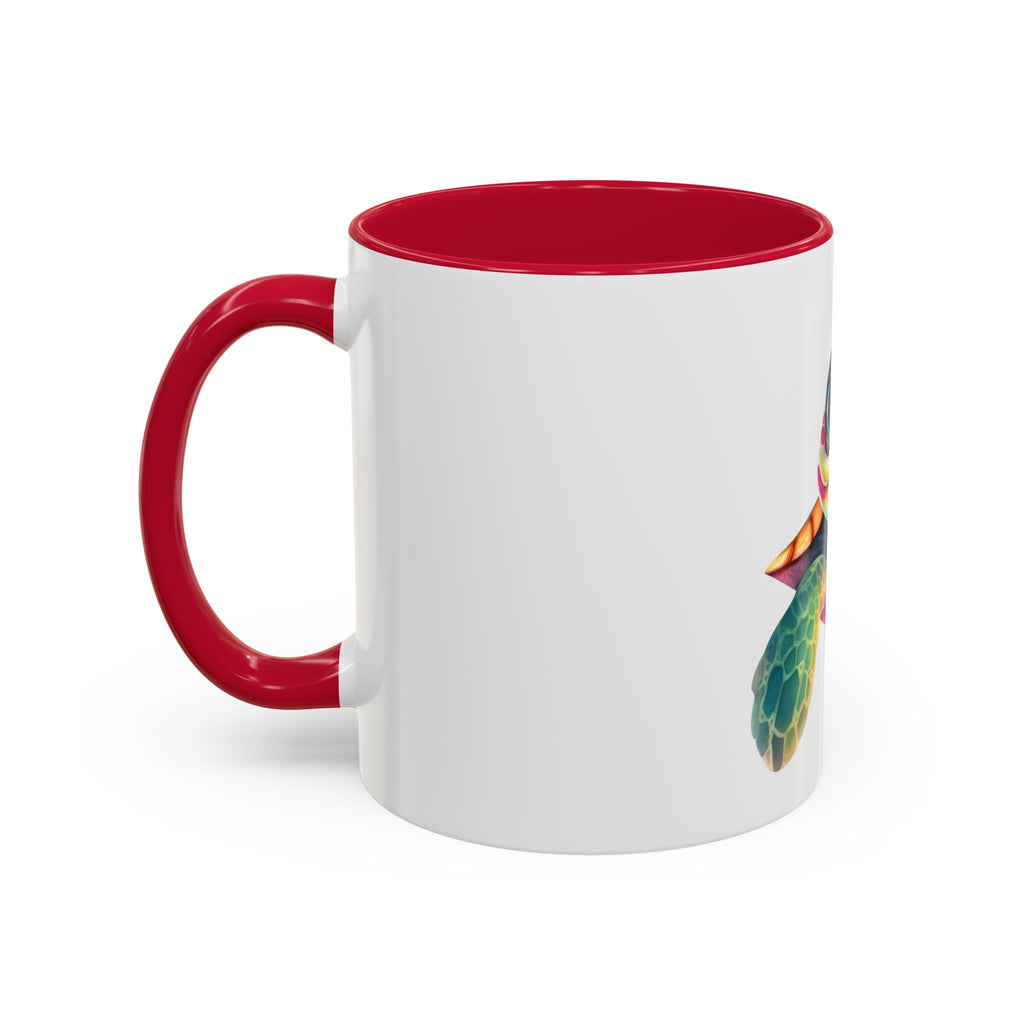 Colorful Sea Turtle Mug (11oz) – Cute Rainbow Marine Coffee Cup