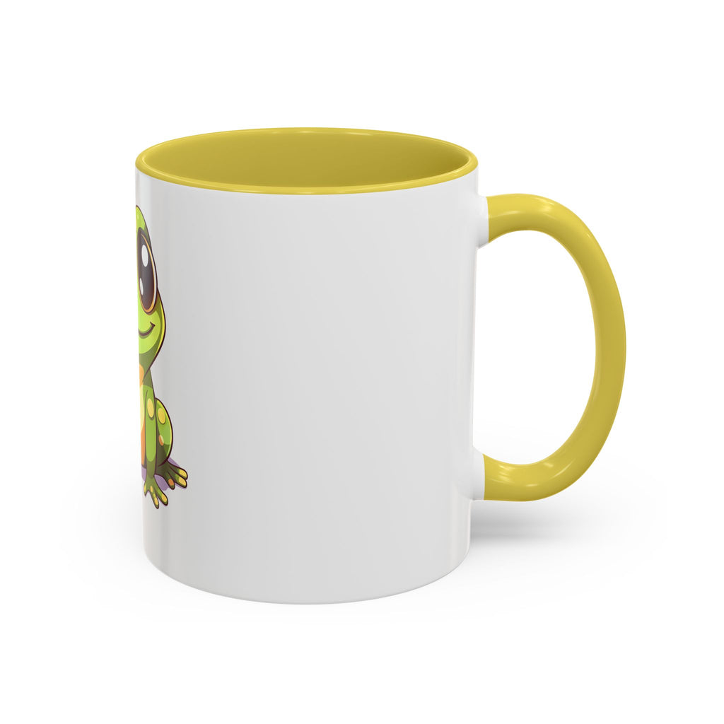 Cute Frog Coffee Mug — 11oz Colorful Ceramic Cup