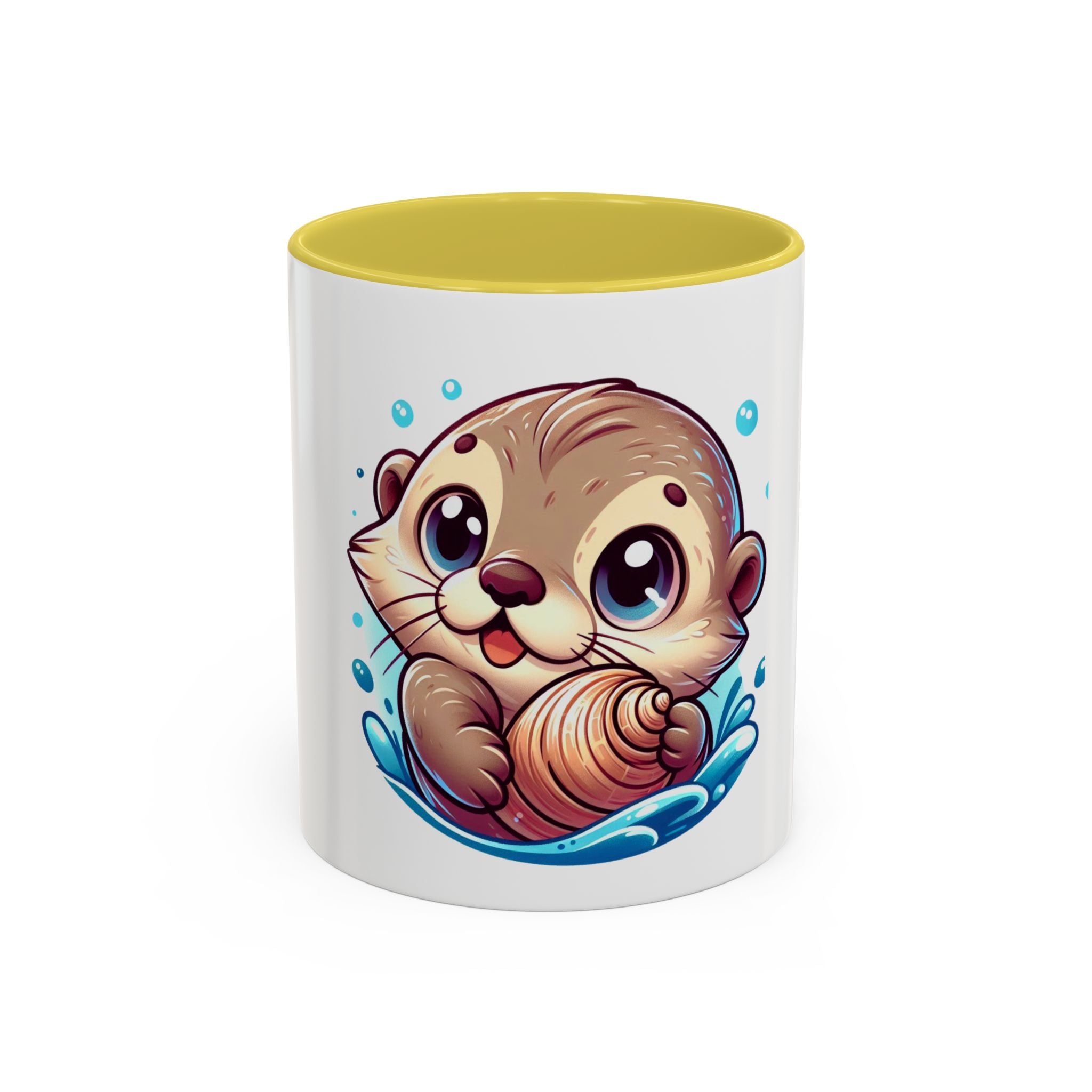 Cute Otter Mug (11oz) — Adorable Cartoon Sea Otter Coffee Cup