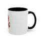 Cute Red Octopus Coffee Mug (11oz) - Kawaii Sea Creature Ceramic Cup
