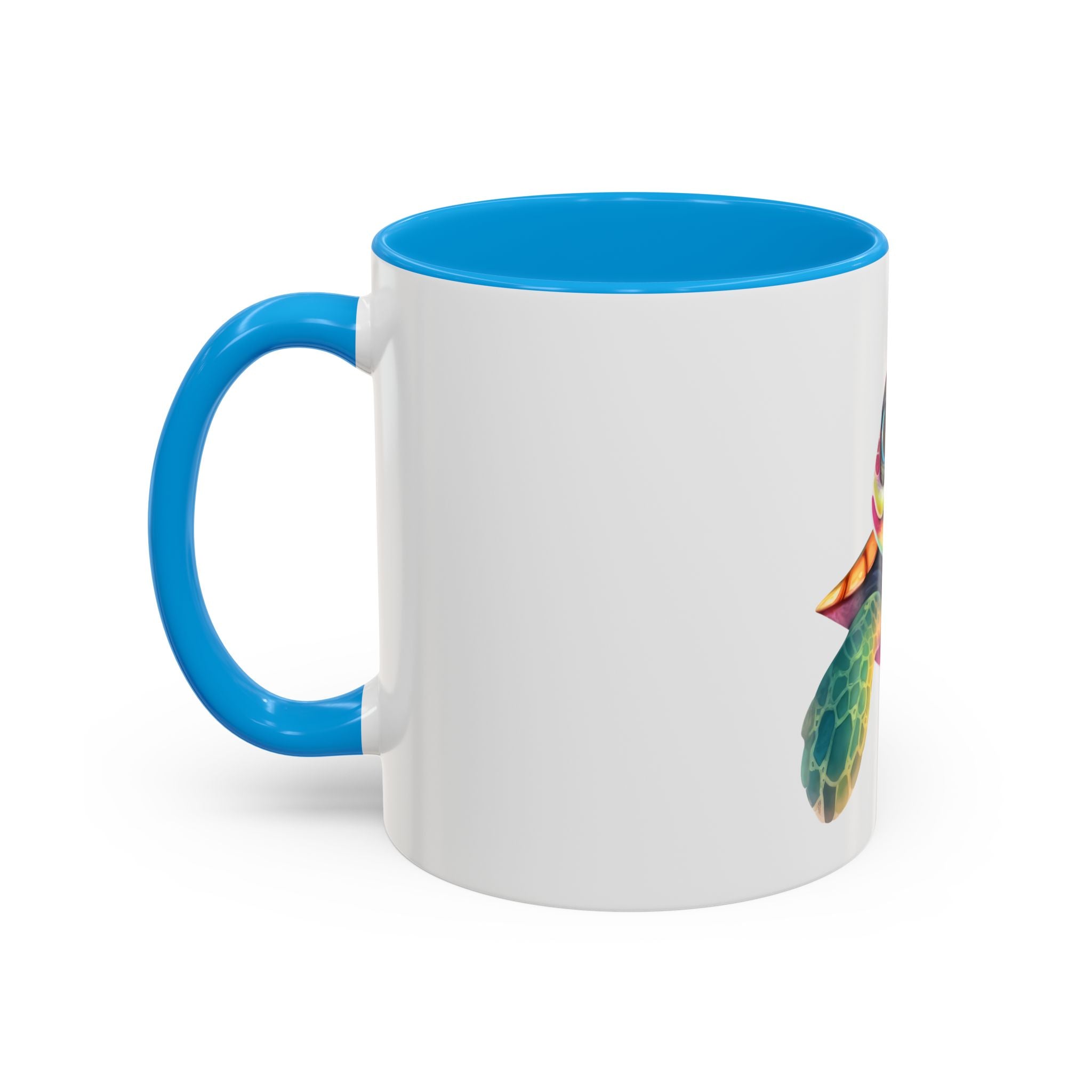 Colorful Sea Turtle Mug (11oz) – Cute Rainbow Marine Coffee Cup