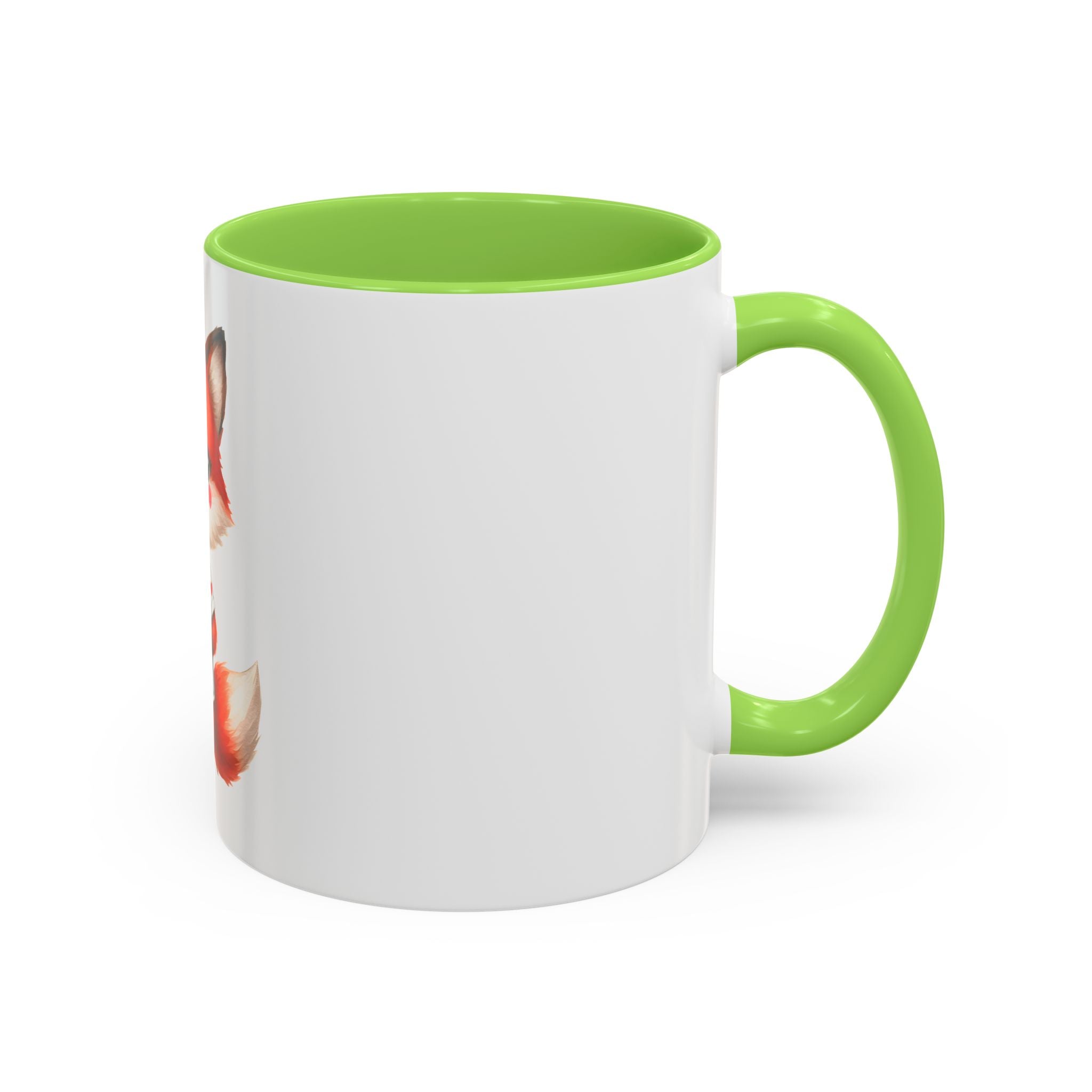 Cute Fox Heart Mug – Adorable Red Fox Holding Heart Coffee Cup (11oz)