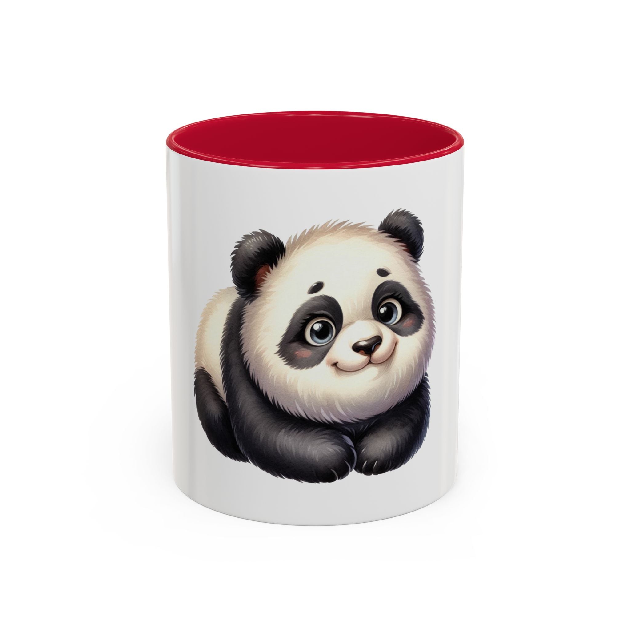Cute Panda Coffee Mug (11oz) — Adorable Cartoon Panda Ceramic Cup