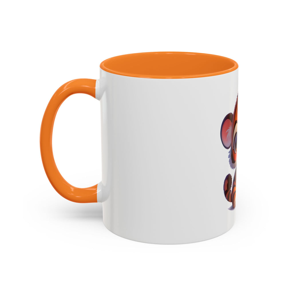 Cute Baby Tiger Coffee Mug — Adorable Cartoon Safari Animal Mug (11oz)