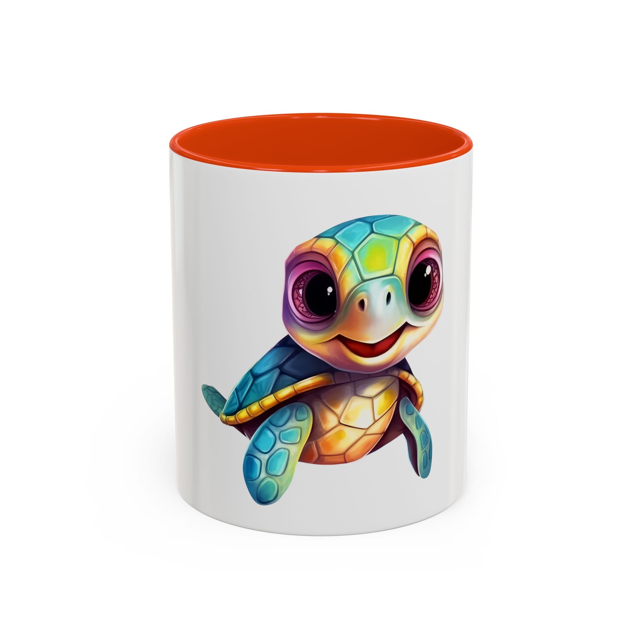 Cute Colorful Sea Turtle Coffee Mug (11oz)