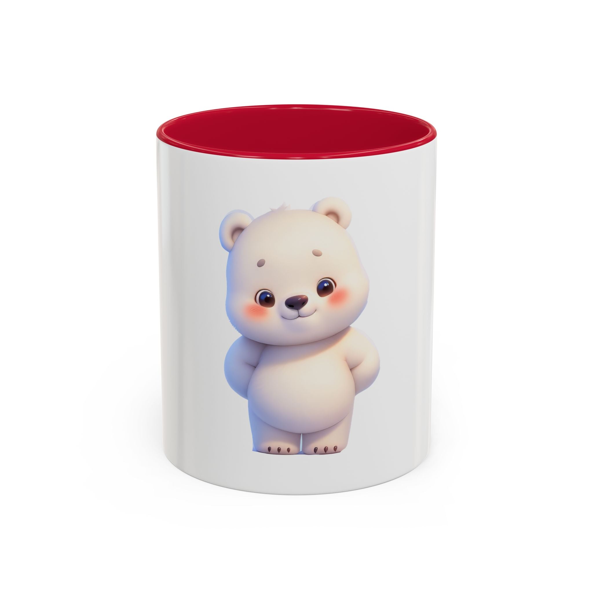 Cute White Bear Coffee Mug — Kawaii Polar Bear 11oz