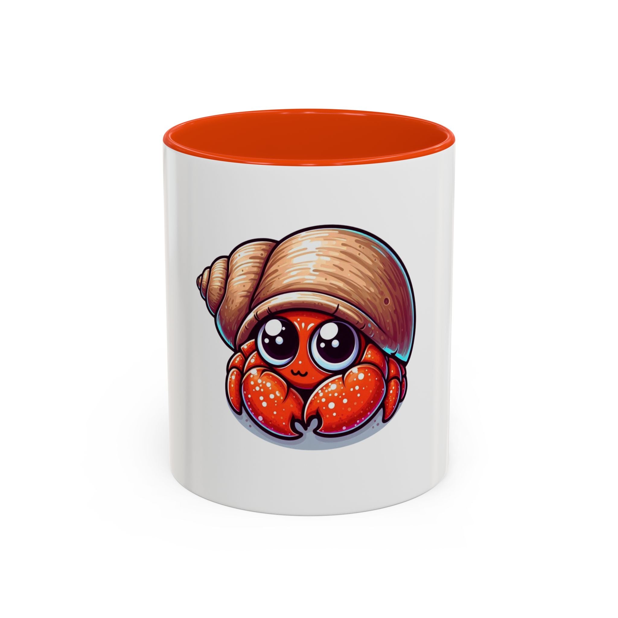 Cute Hermit Crab Mug — Colorful 11oz Ceramic Coffee Cup