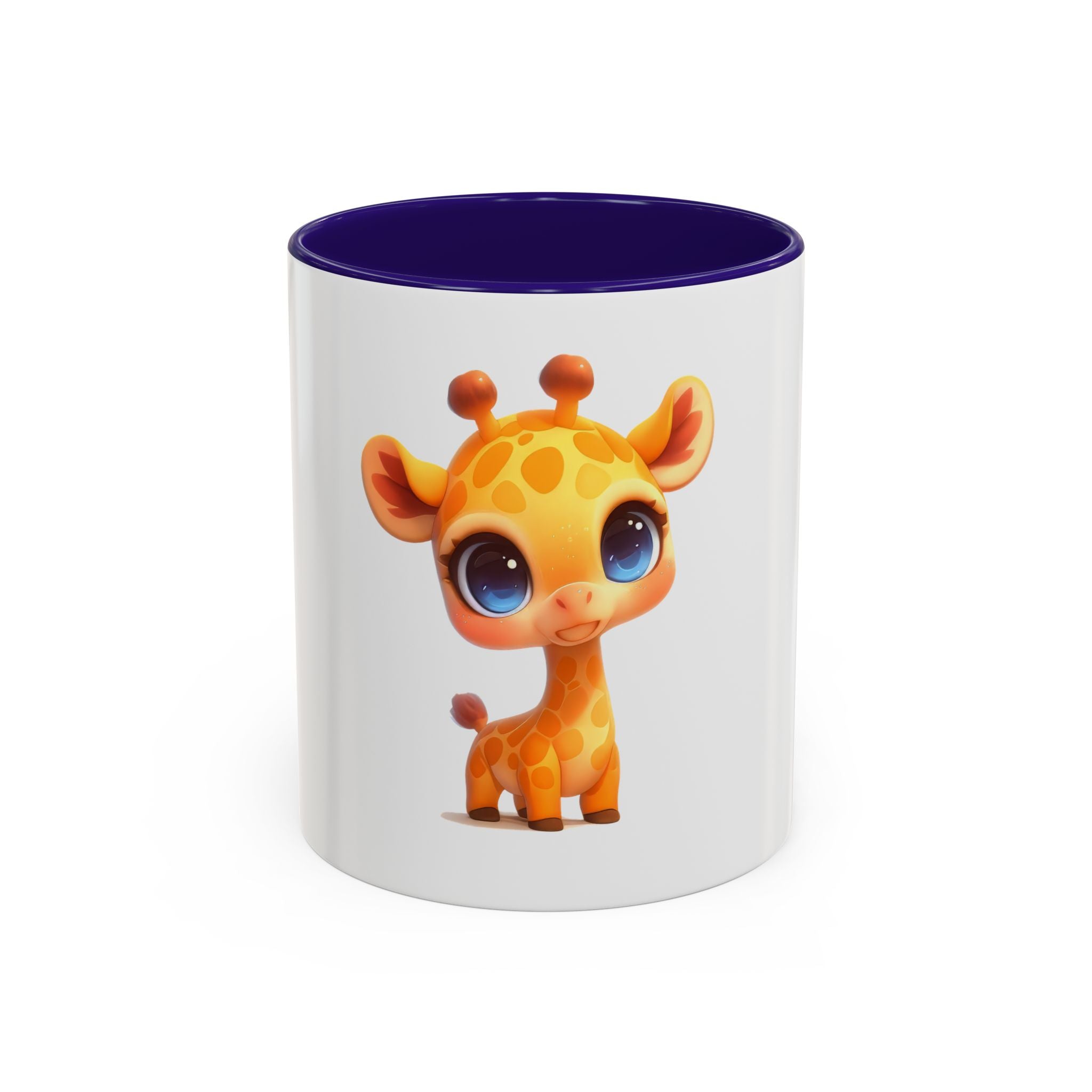 Cute Baby Giraffe Coffee Mug — Colorful 11oz Ceramic Mug