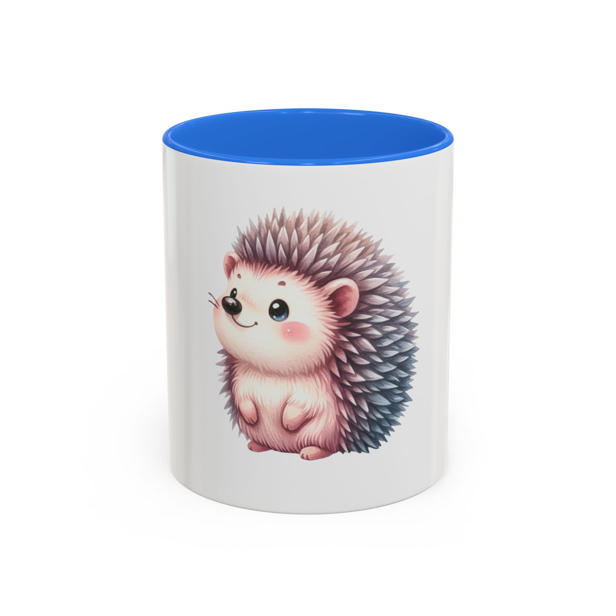 Cute Hedgehog Coffee Mug (11oz) - Colorful Kawaii Animal Ceramic Gift