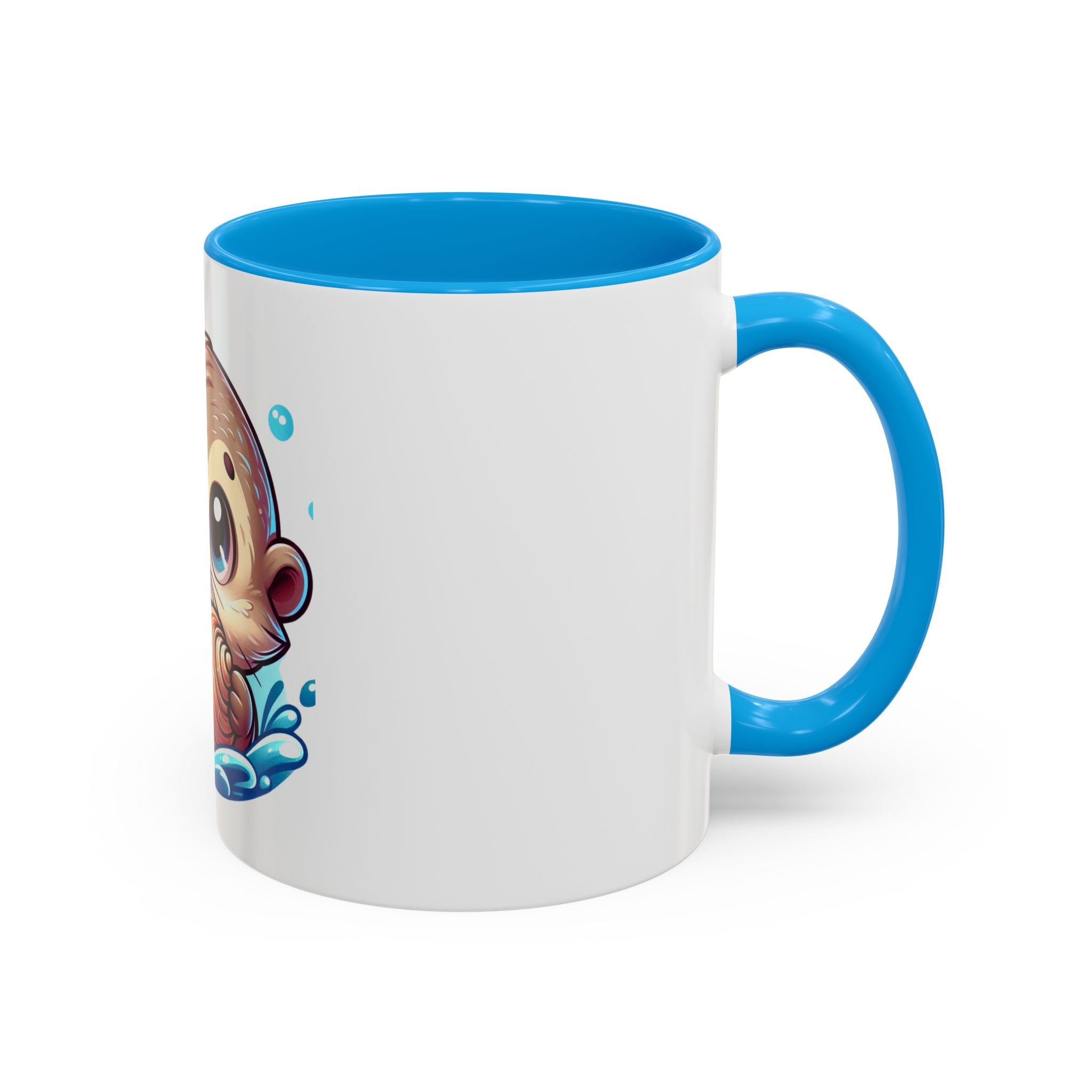 Cute Otter Mug (11oz) — Adorable Cartoon Sea Otter Coffee Cup