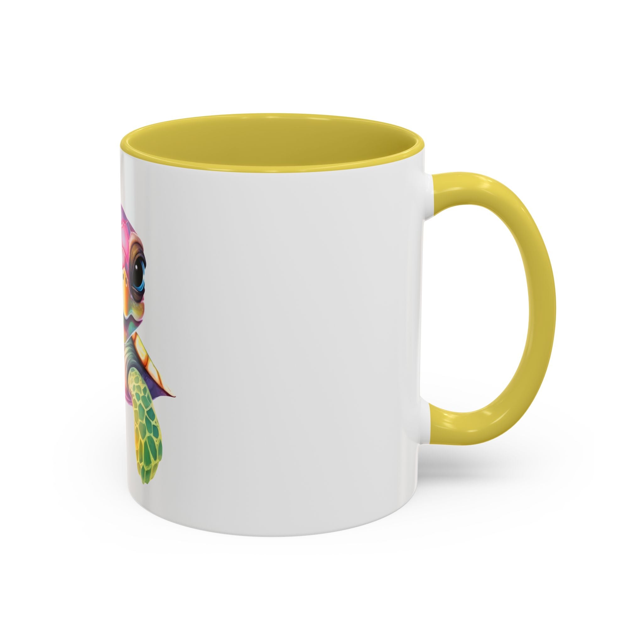 Colorful Sea Turtle Mug (11oz) – Cute Rainbow Marine Coffee Cup