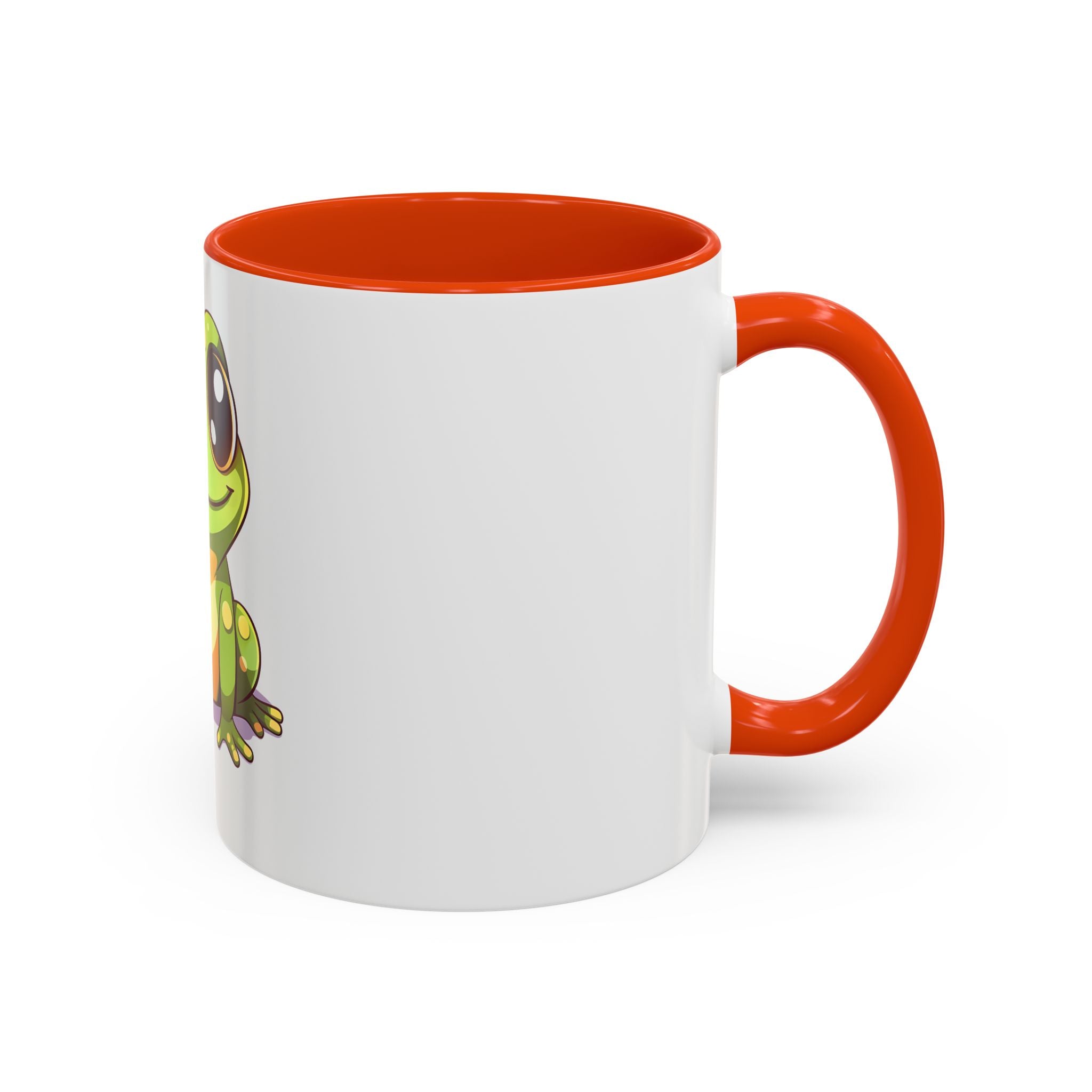 Cute Frog Coffee Mug — 11oz Colorful Ceramic Cup