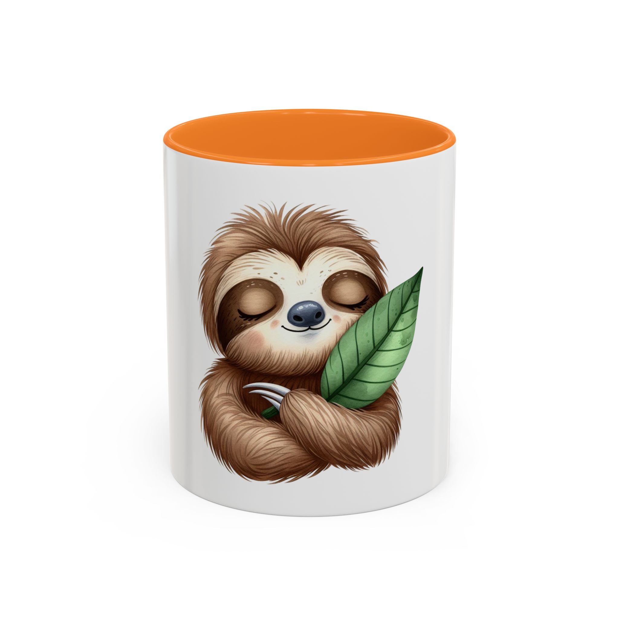 Cute Sloth Hug Coffee Mug (11oz) - Adorable Relaxing Animal Gift