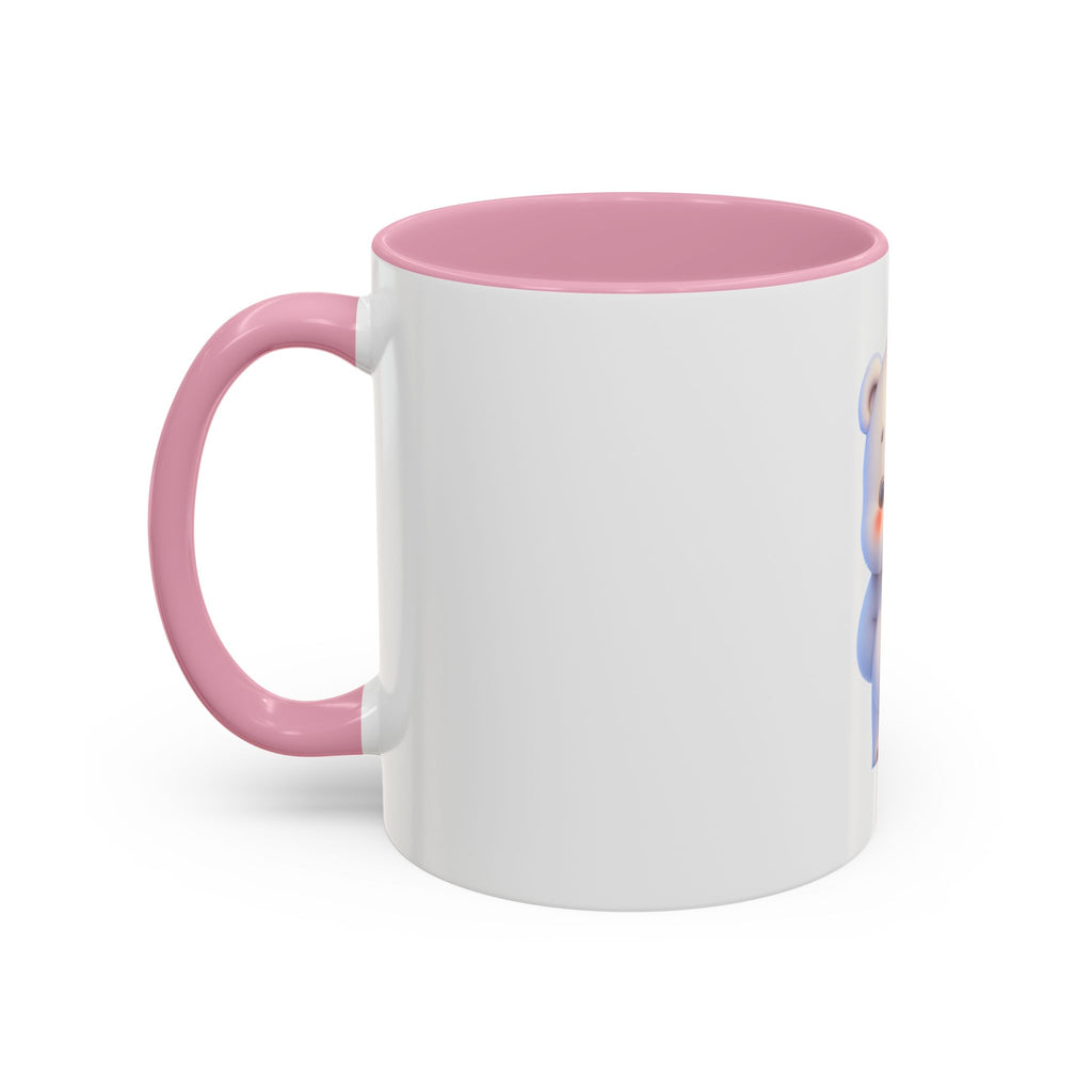 Cute White Bear Coffee Mug — Kawaii Polar Bear 11oz