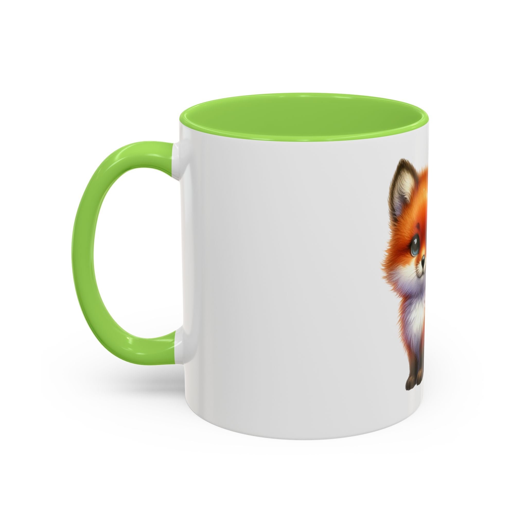 Cute Red Fox Coffee Mug — Adorable Animal Ceramic Mug (11oz)