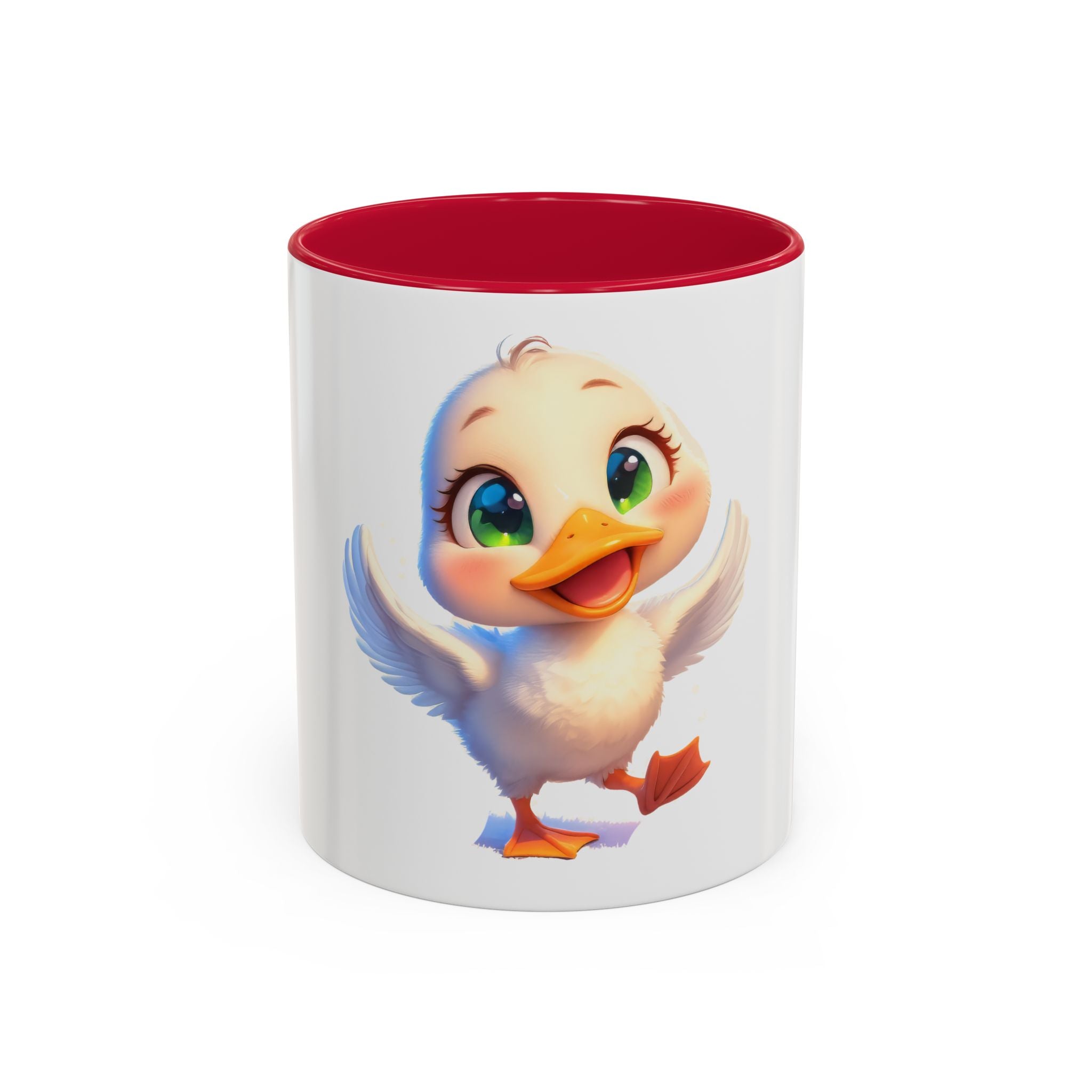 Cute Duckling Coffee Mug — Adorable Cartoon Baby Duck 11oz