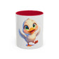 Cute Duckling Coffee Mug — Adorable Cartoon Baby Duck 11oz