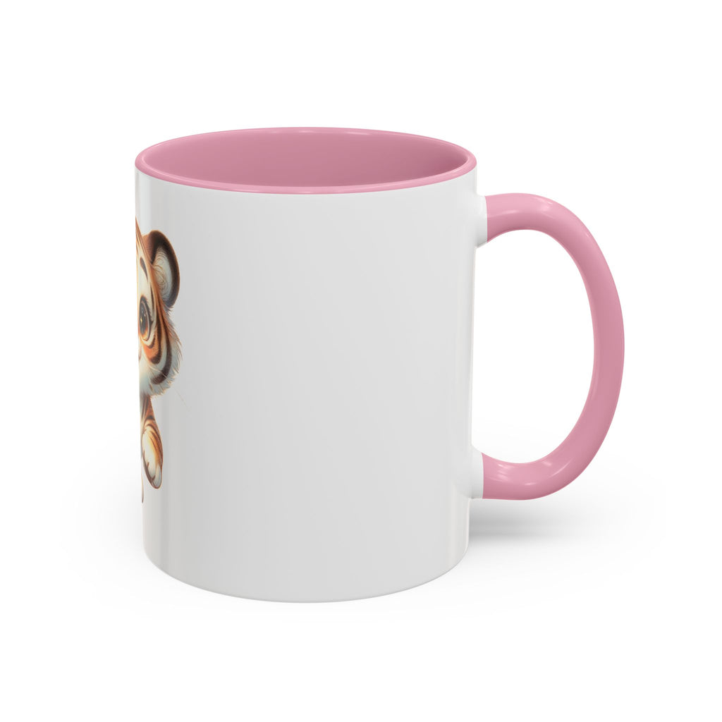 Cute Baby Tiger Mug — Adorable Cartoon Animal Coffee Cup (11oz)