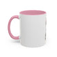 Cute Husky Puppy Coffee Mug — 11oznColor Accent Ceramic Mug