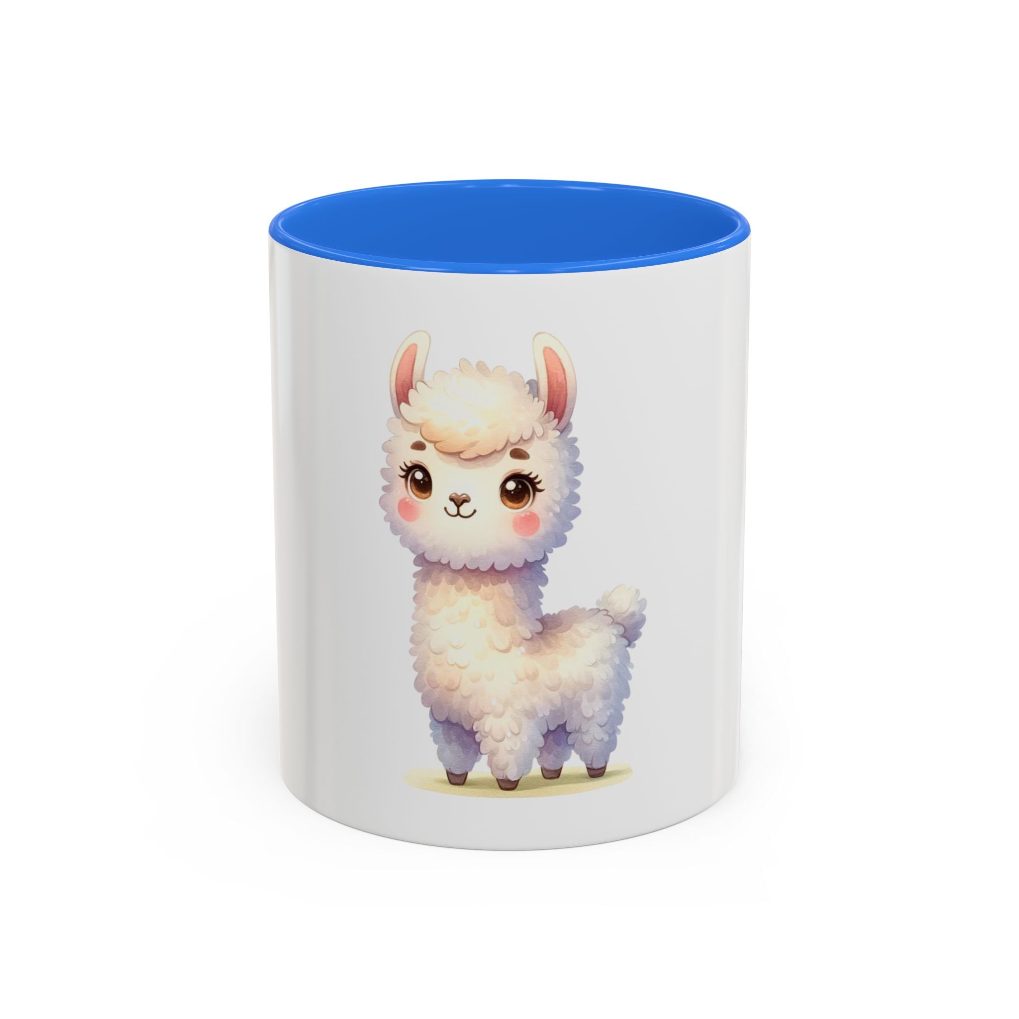 Cute Kawaii Alpaca Coffee Mug (11oz) – Adorable Pastel Llama Gift
