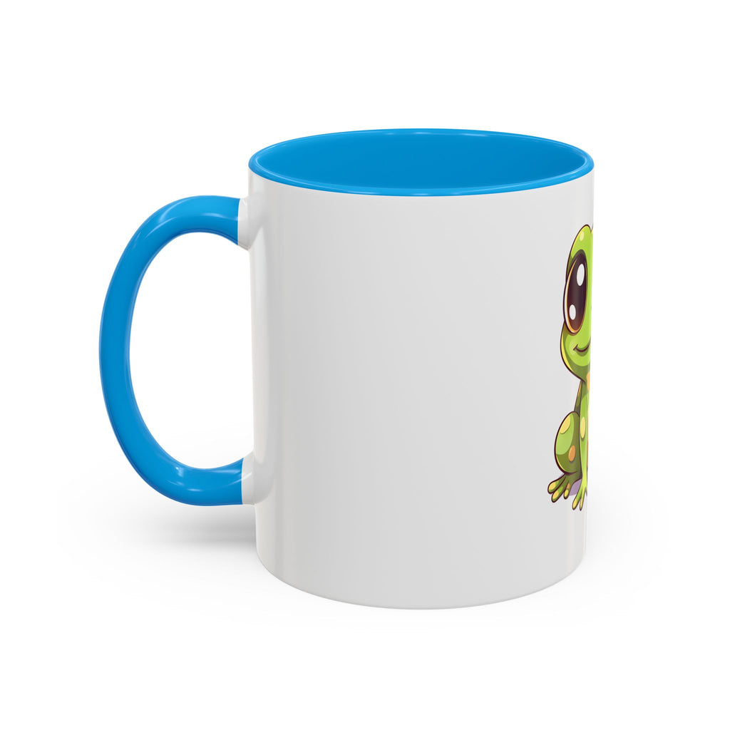 Cute Frog Coffee Mug — 11oz Colorful Ceramic Cup