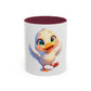 Cute Duckling Coffee Mug — Adorable Cartoon Baby Duck 11oz