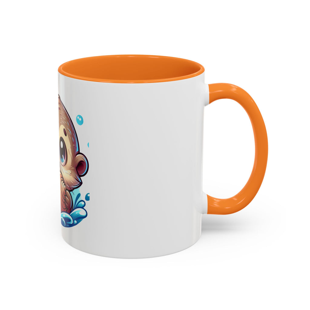 Cute Otter Mug (11oz) — Adorable Cartoon Sea Otter Coffee Cup
