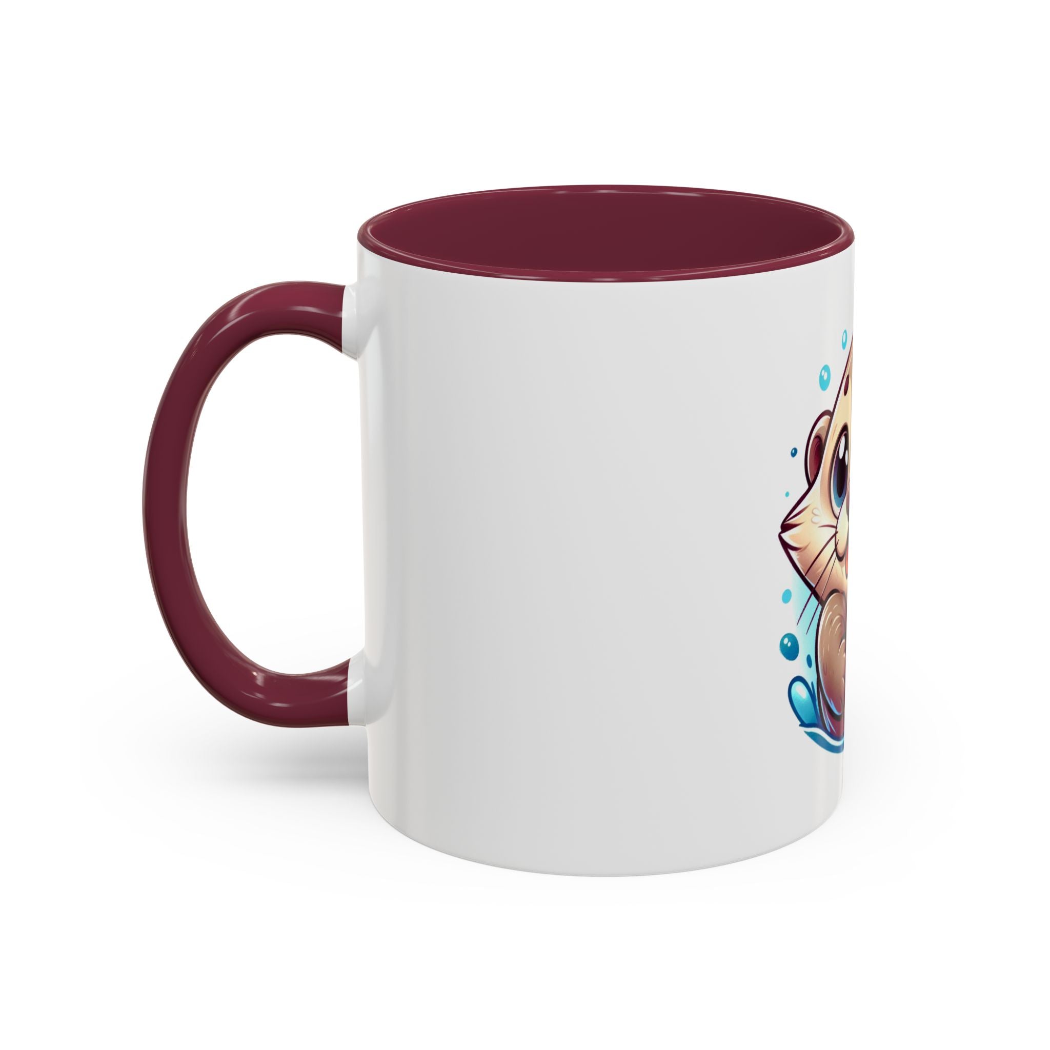Cute Otter Mug (11oz) — Adorable Cartoon Sea Otter Coffee Cup