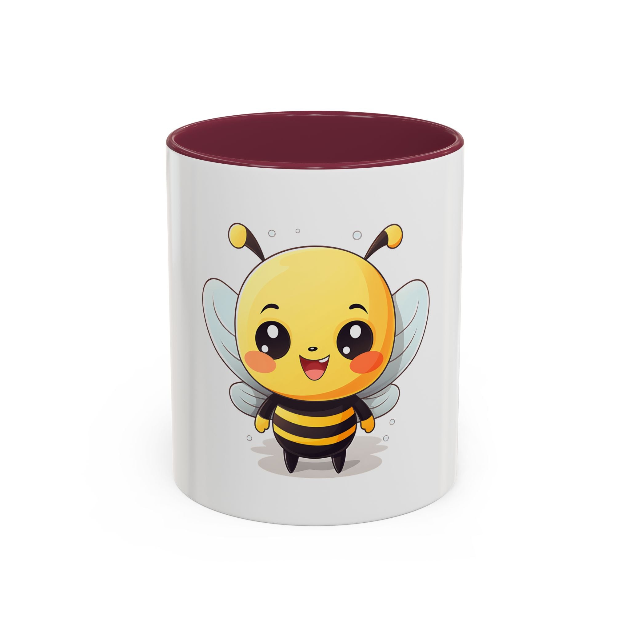 Cute Bee Coffee Mug – Kawaii Bumblebee Coffee Cup (11oz)